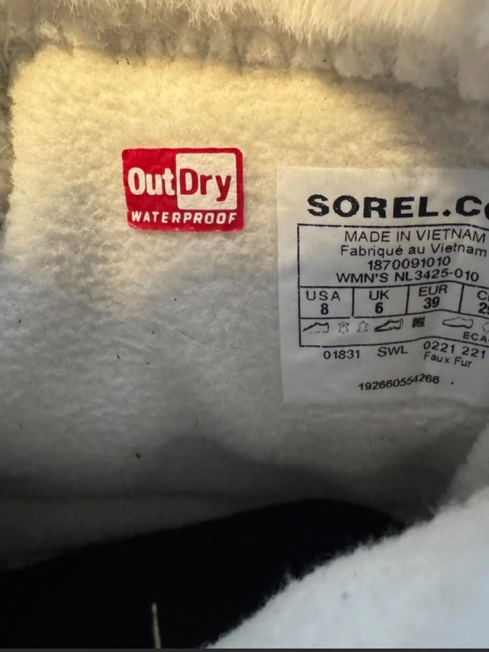 Sorel Black Faux-Fur Lined Waterproof Winter Boots